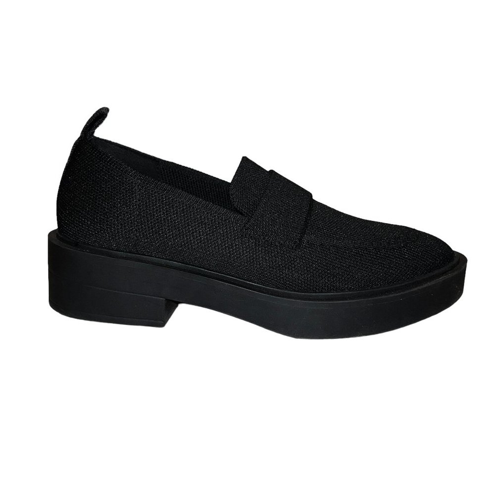 Like new ! STEVEN by Steve Madden Brynn Stretch Loafers in Black  Size 7…